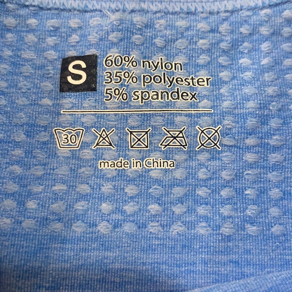 BLUE Astoria Quarter-Sleeve Crop Top - Picture 4 of 5